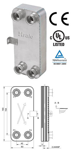 釬焊板式換熱器/換熱器/板式換熱器/蒸發(fā)器/空氣干燥機/冷凝器--寧波哈雷換熱設備_co土木在線(原網(wǎng)易土木在線)